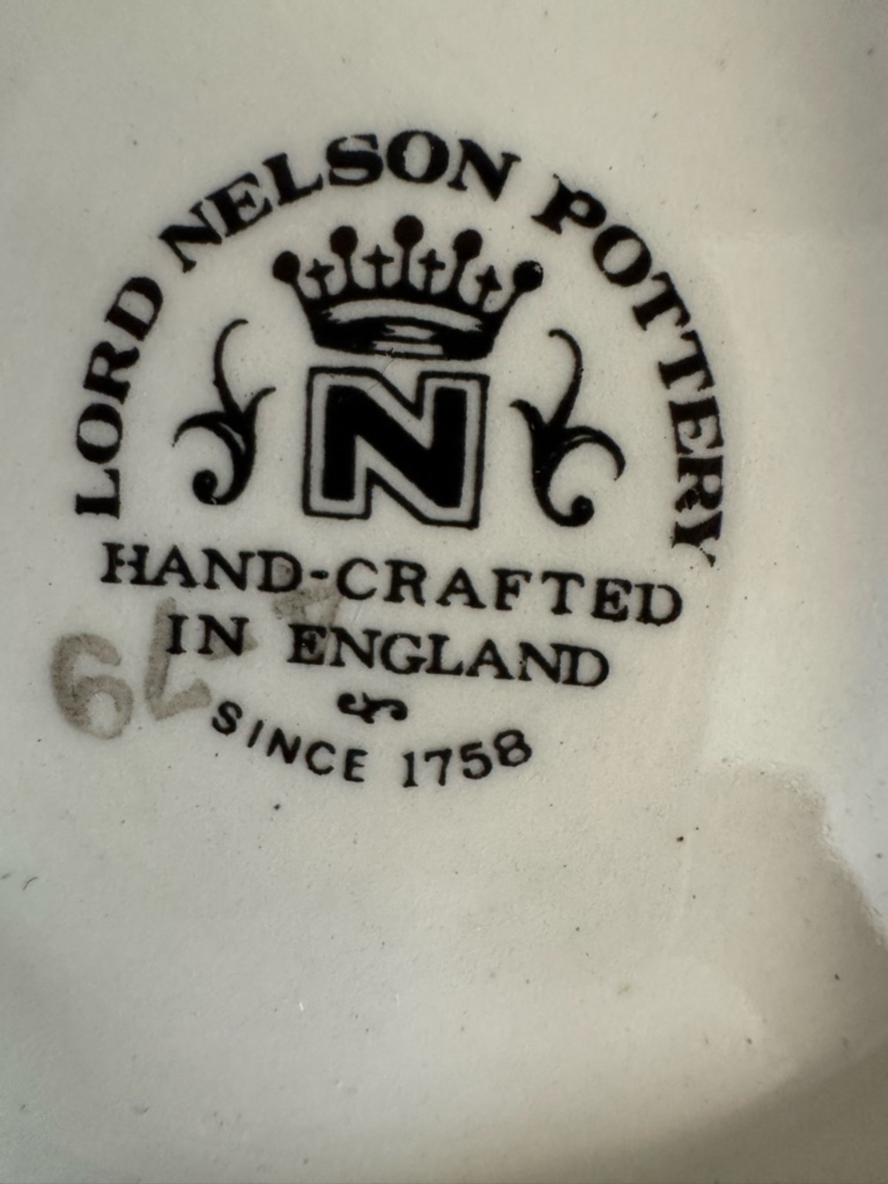 Vintage Bovril advertising dish produced by Lord Nelson Pottery in England - Picture 5 of 6